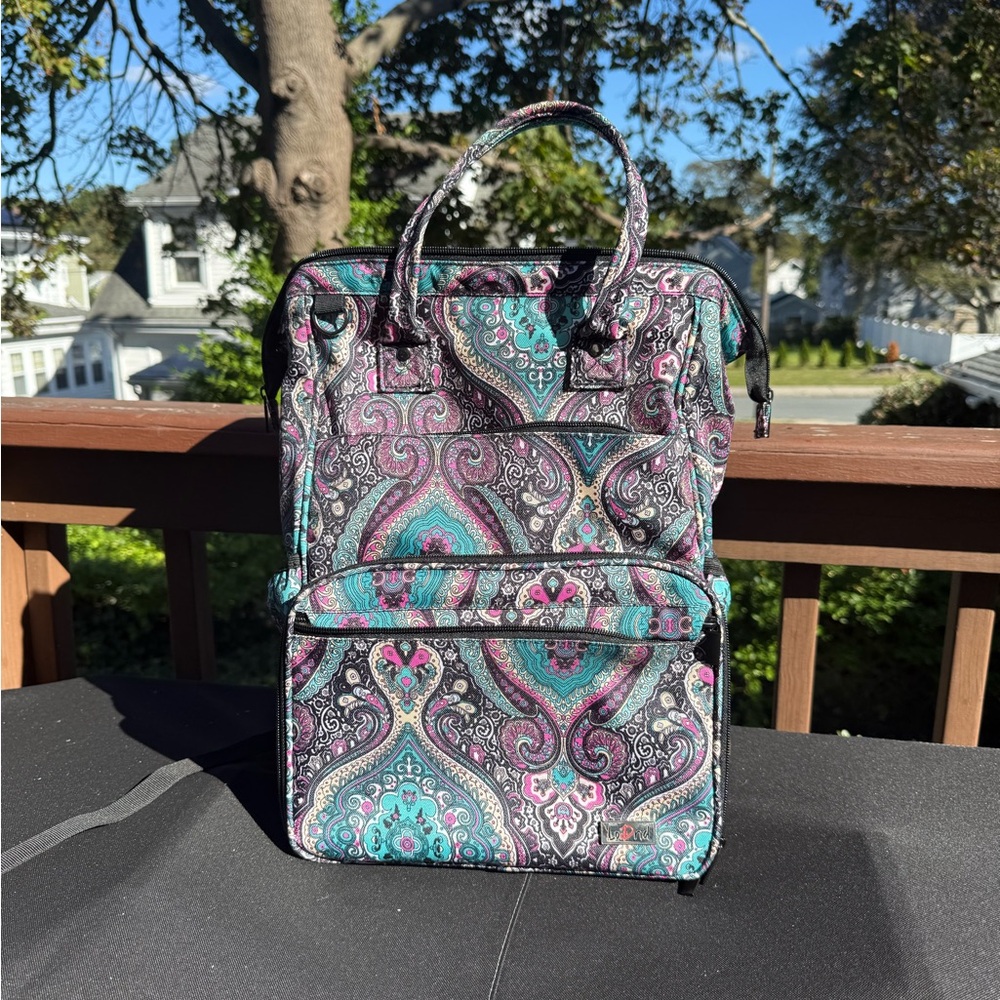 Paisley Patterned Women's Backpack - image 1